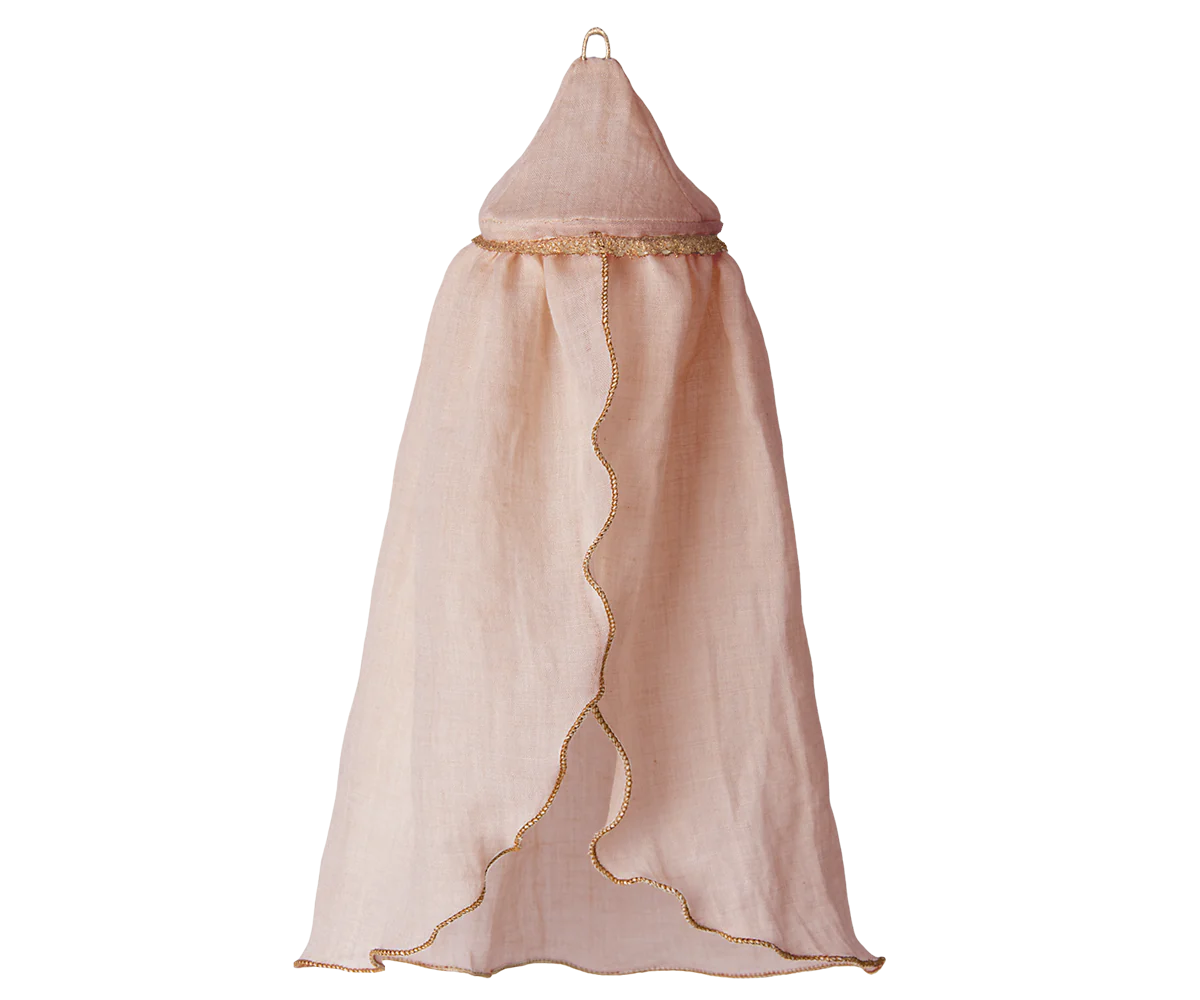 Miniature bed canopy - rose