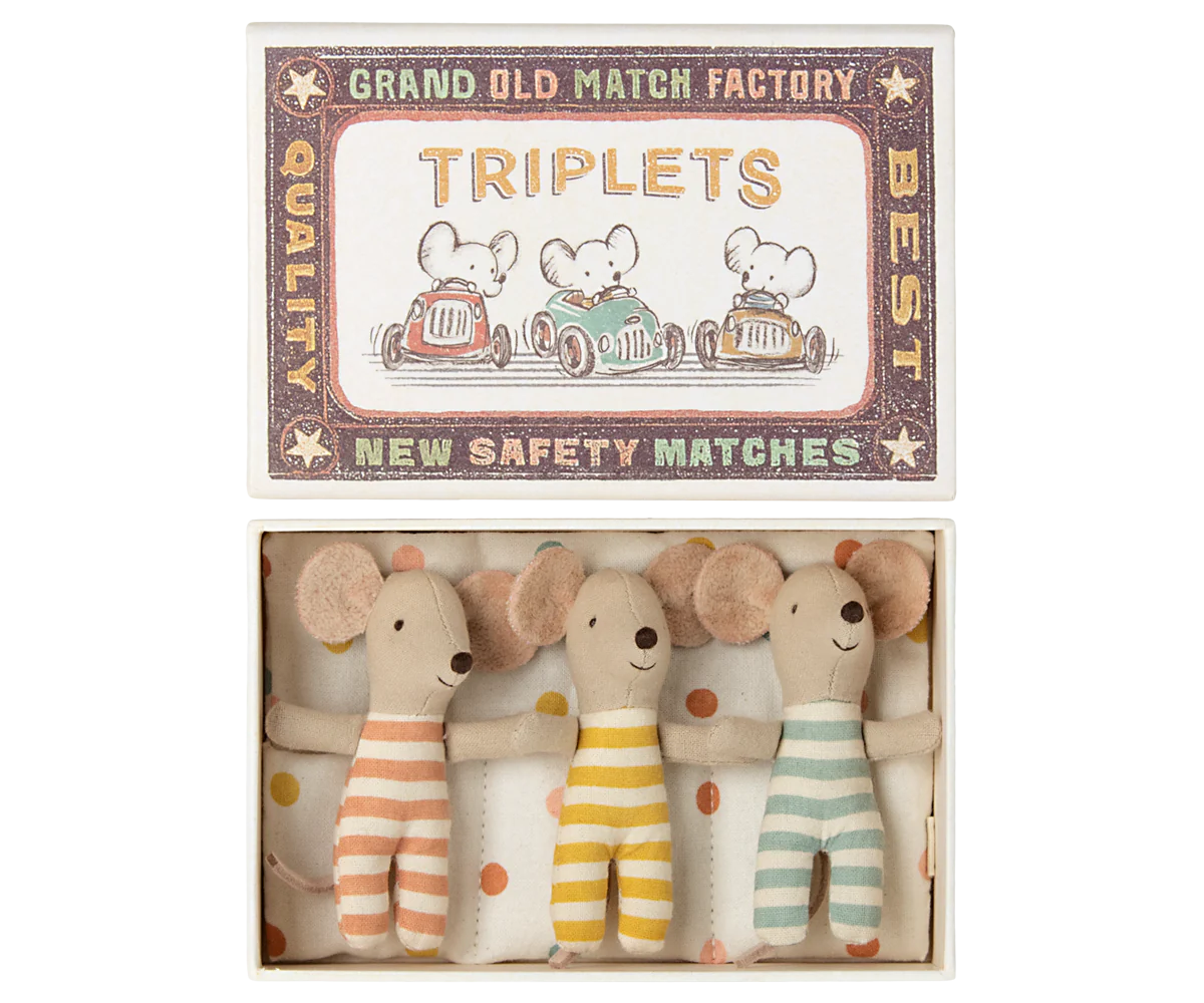 Triplets in matchbox