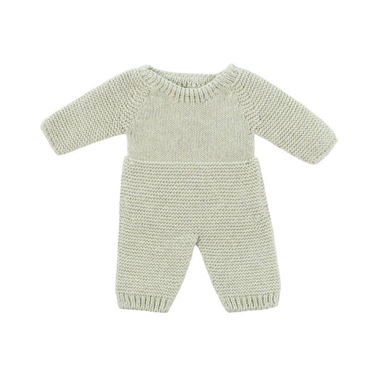 Knitted Pajamas for Dolls 12 5/8'' inch - Green