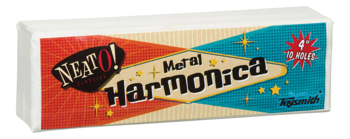 4" Metal Harmonica