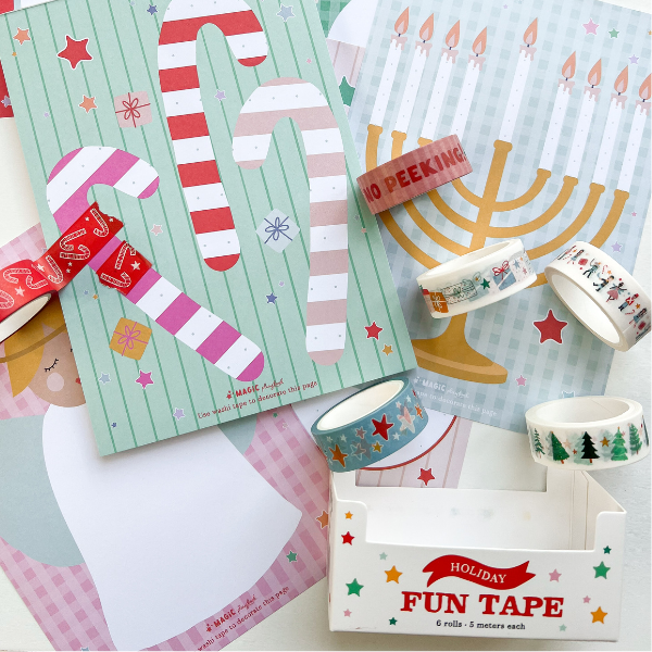 Holiday Fun Activity Pad & Washi Tape Set