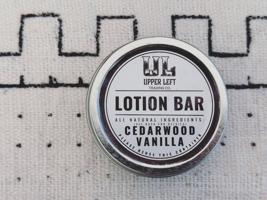 Cedarwood Vanilla Lotion Bar