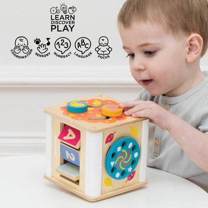Activity Wooden Cube