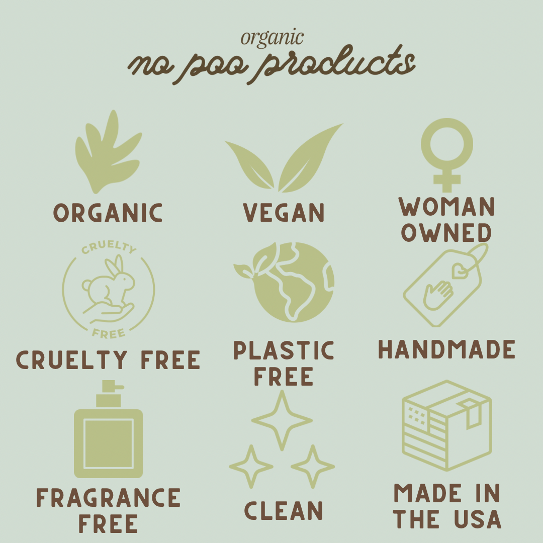 No Poo Dry Shampoo| Organic | Vegan | Non-Aerosol | Powder