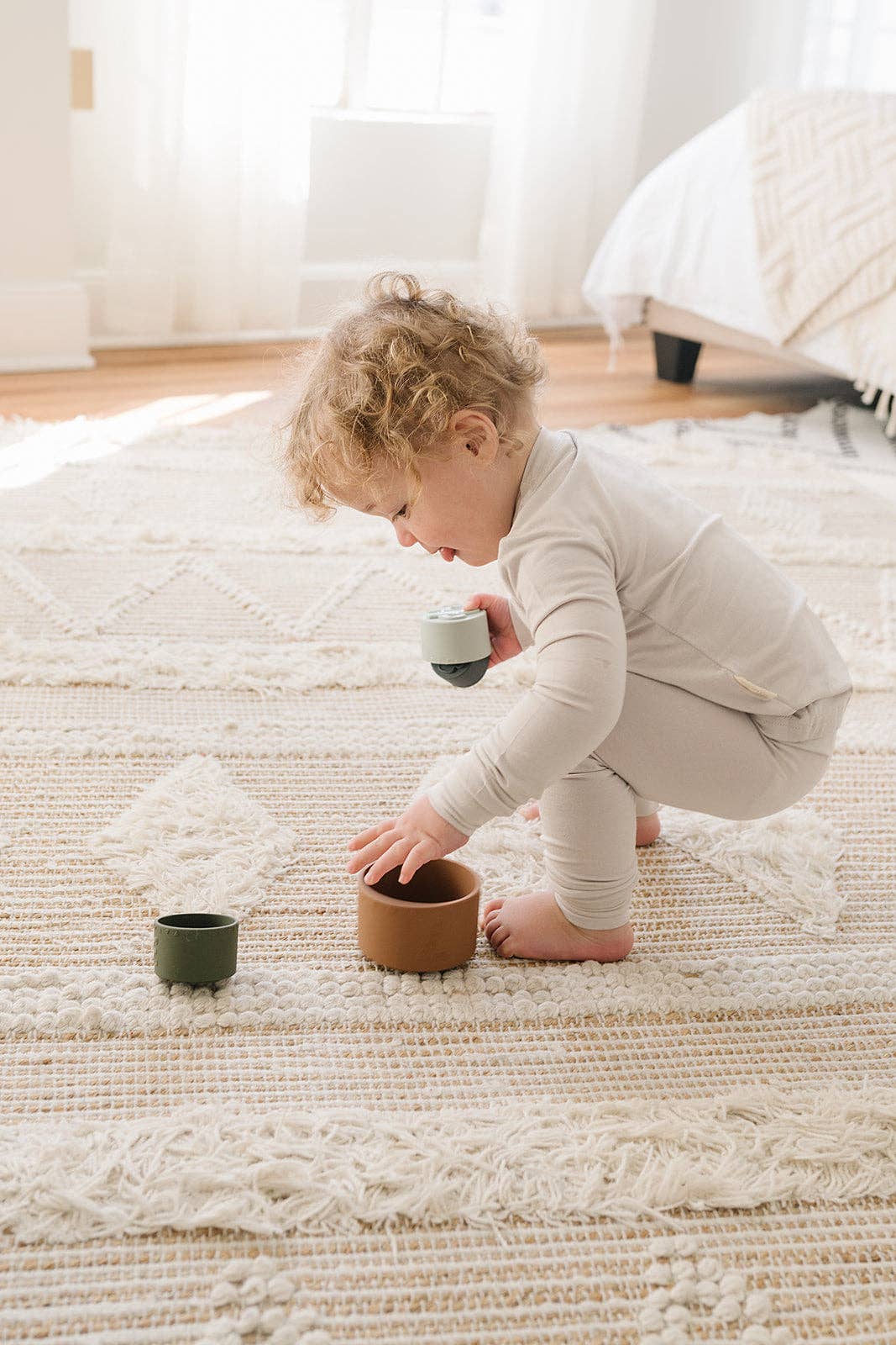 Retro Stacking Nesting Cups