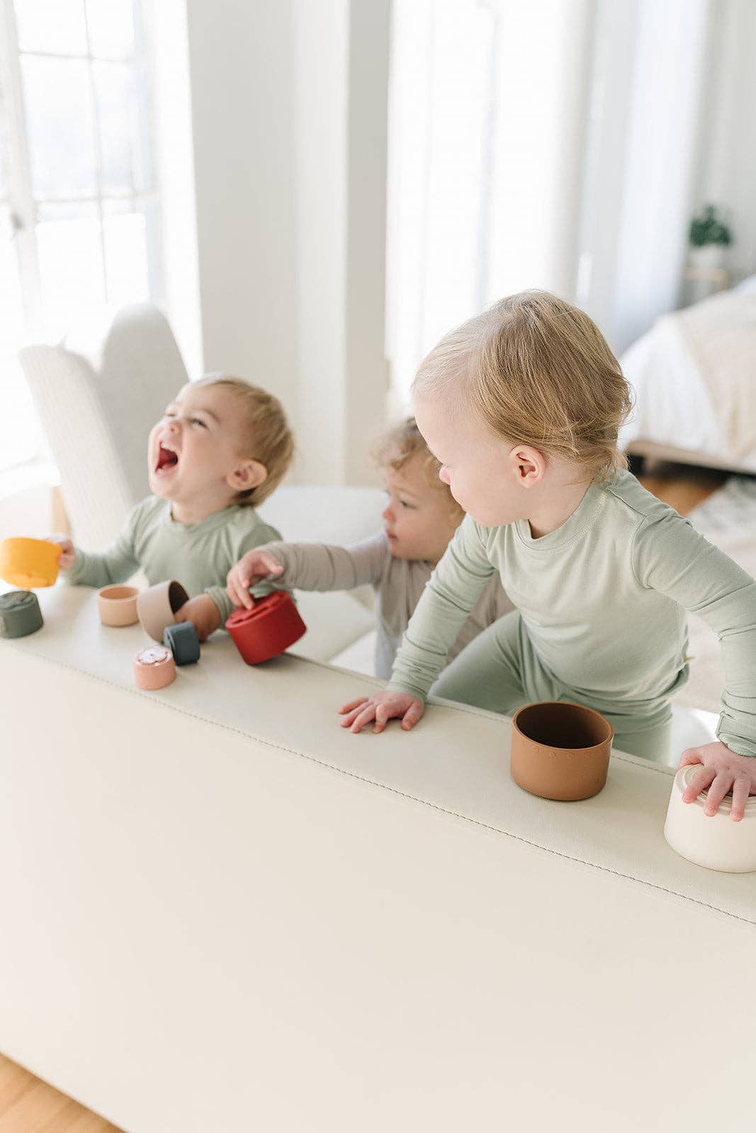 Retro Stacking Nesting Cups