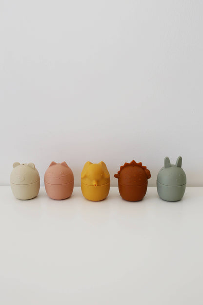 Animal Mold Free Bath Toy Set