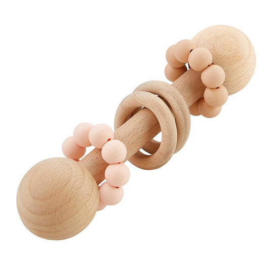 Silicone Rattle - Blush